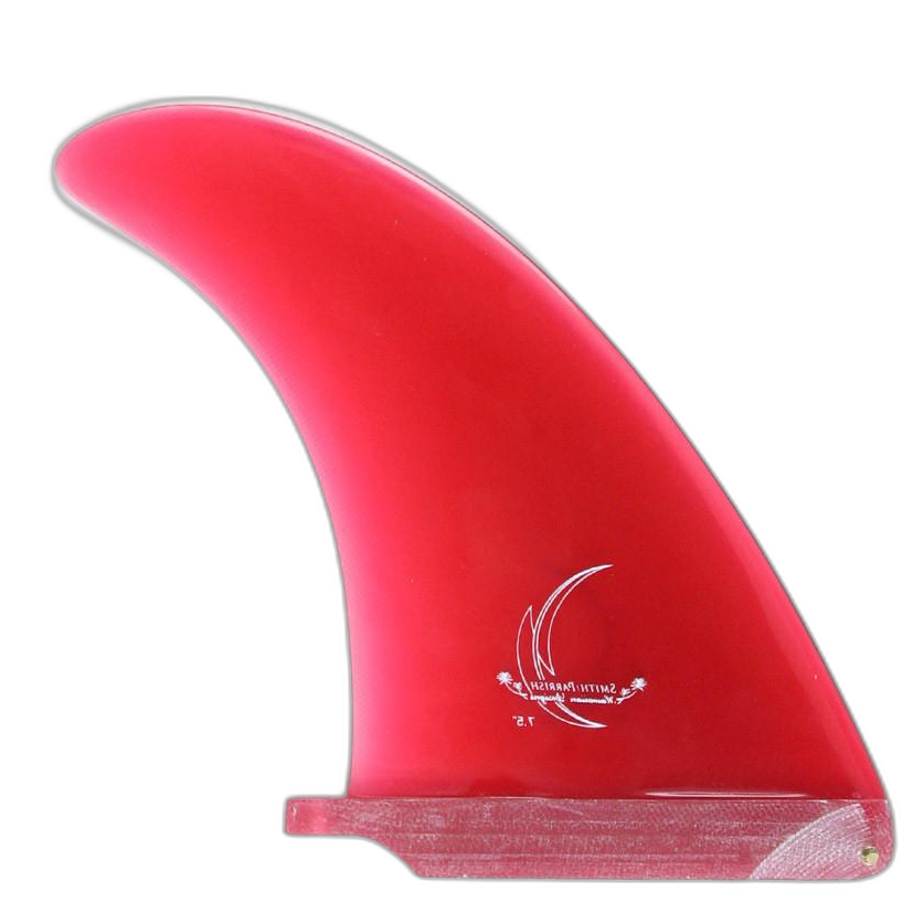 Parrish Single Fin surfboard fin in Red by True Ames - Pemulis Water & Power