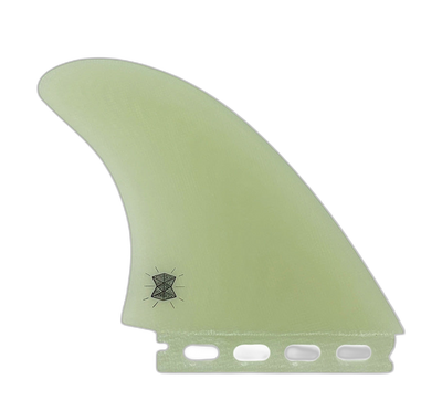 Alex Lopez Diamond Twin - Futures Compatible (Solid Fiberglass) surfboard fin in Clr by True Ames - Pemulis Water & Power