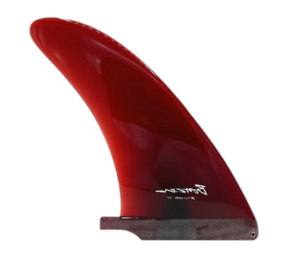Bonzer 8.0" surfboard fin in Red by True Ames - Pemulis Water & Power