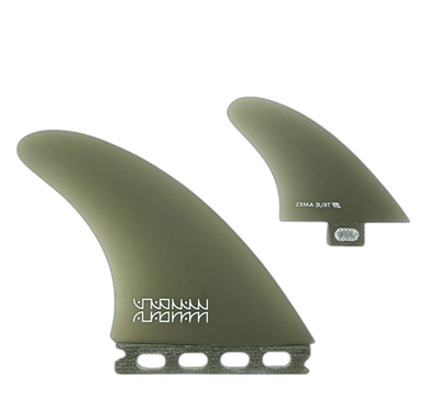 Mandala Twinzer - FCS / Futures Compatible (Solid Fiberglass) surfboard fin in Fut by True Ames - Pemulis Water & Power