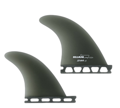 Pavel Super Dialer Quad - Futures Compatible (Solid Fiberglass) surfboard fin in Smoke by True Ames - Pemulis Water & Power