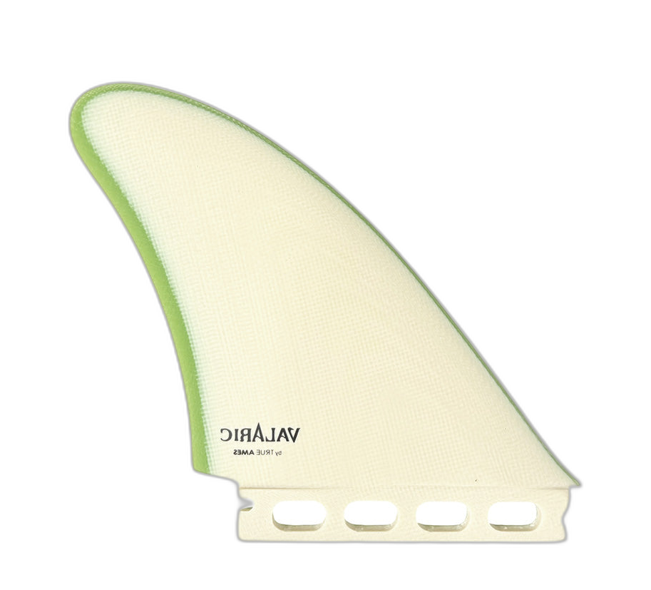 Libra Twin - Futures Compatible (Solid Fiberglass) surfboard fin in Kellygreen by True Ames - Pemulis Water & Power