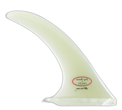 Velzy Classic surfboard fin in Clear by True Ames - Pemulis Water & Power