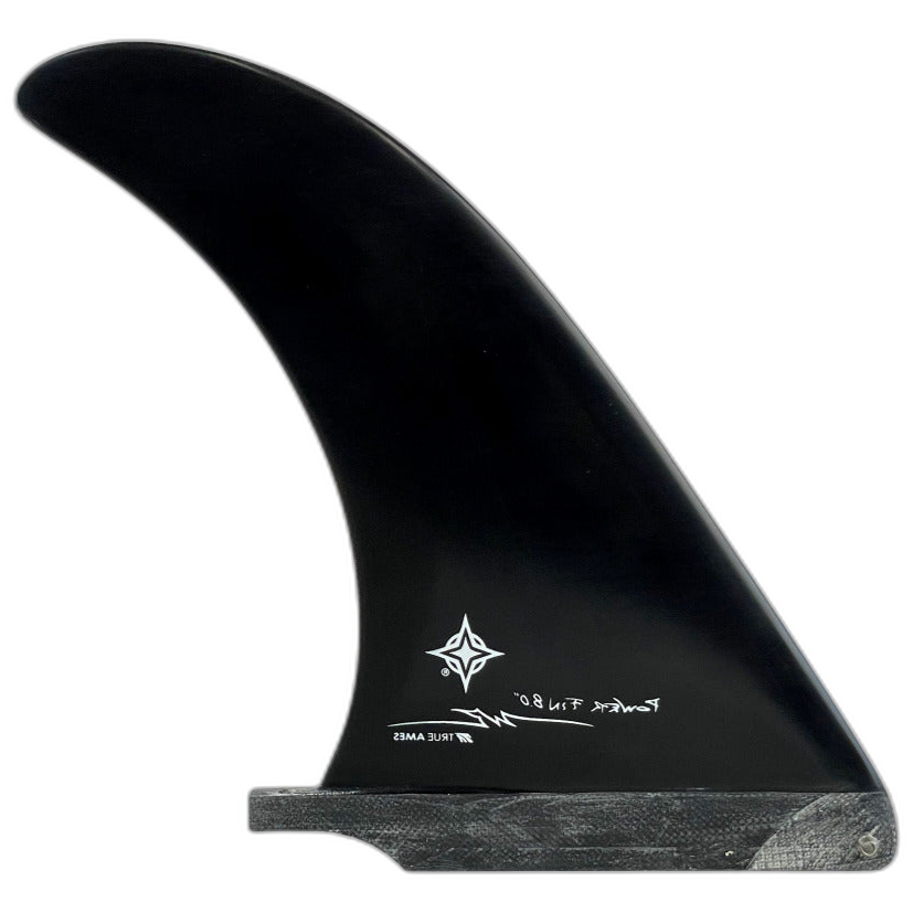 Wayne Rich Power surfboard fin in Black by True Ames - Pemulis Water & Power