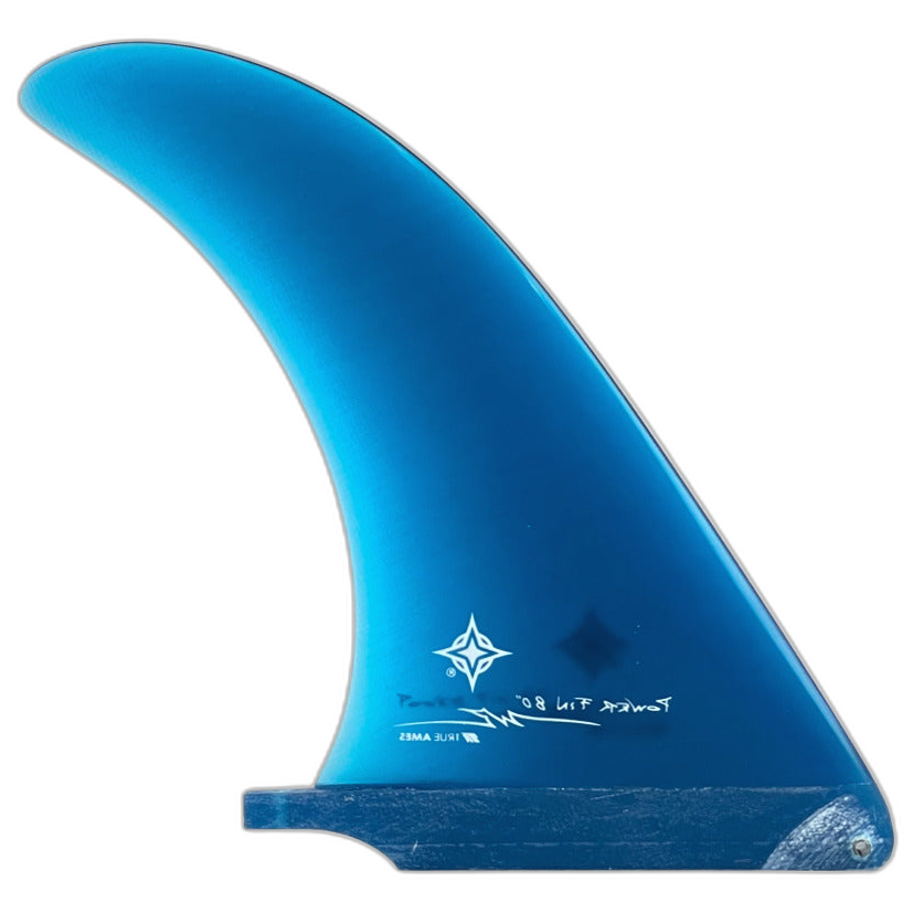 Wayne Rich Power surfboard fin in Blue by True Ames - Pemulis Water & Power