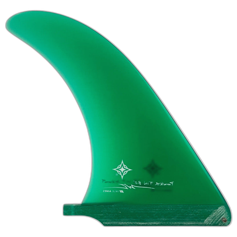 Wayne Rich Power surfboard fin in Green by True Ames - Pemulis Water & Power