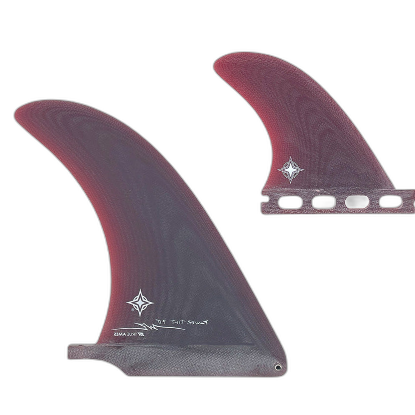 Wayne Rich Power Tilt: 2+1 Combo - Futures Compatible surfboard fin in Red by True Ames - Pemulis Water & Power