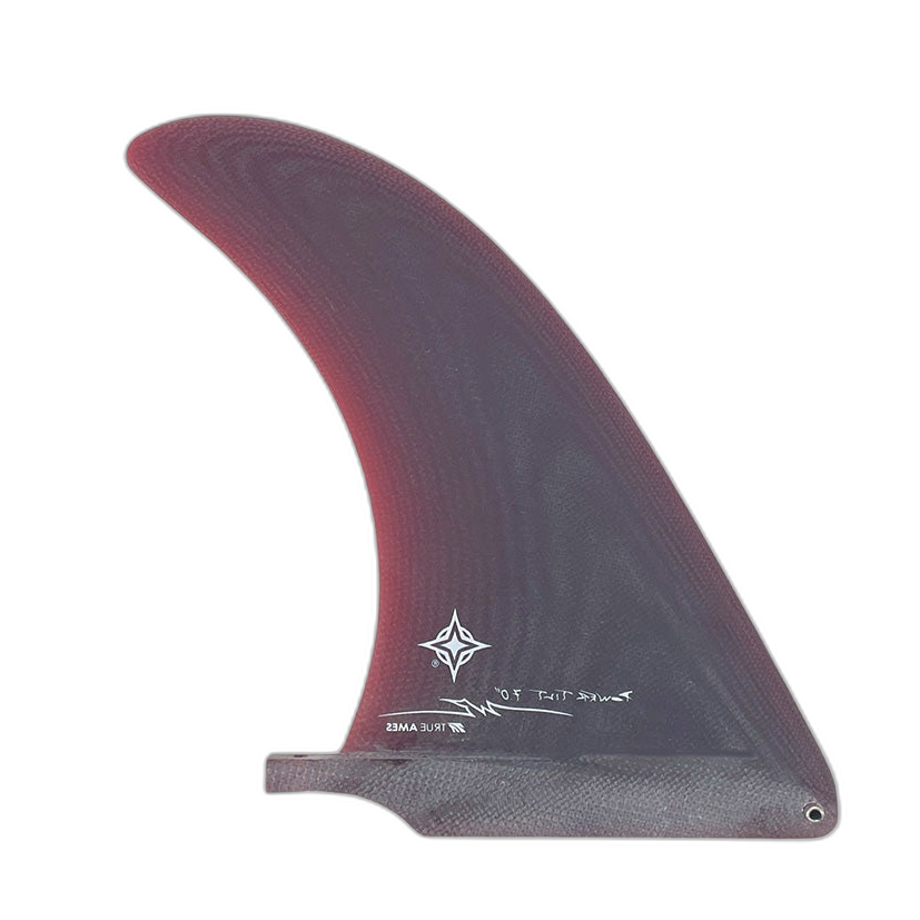 Wayne Rich Power Tilt surfboard fin in Red by True Ames - Pemulis Water & Power