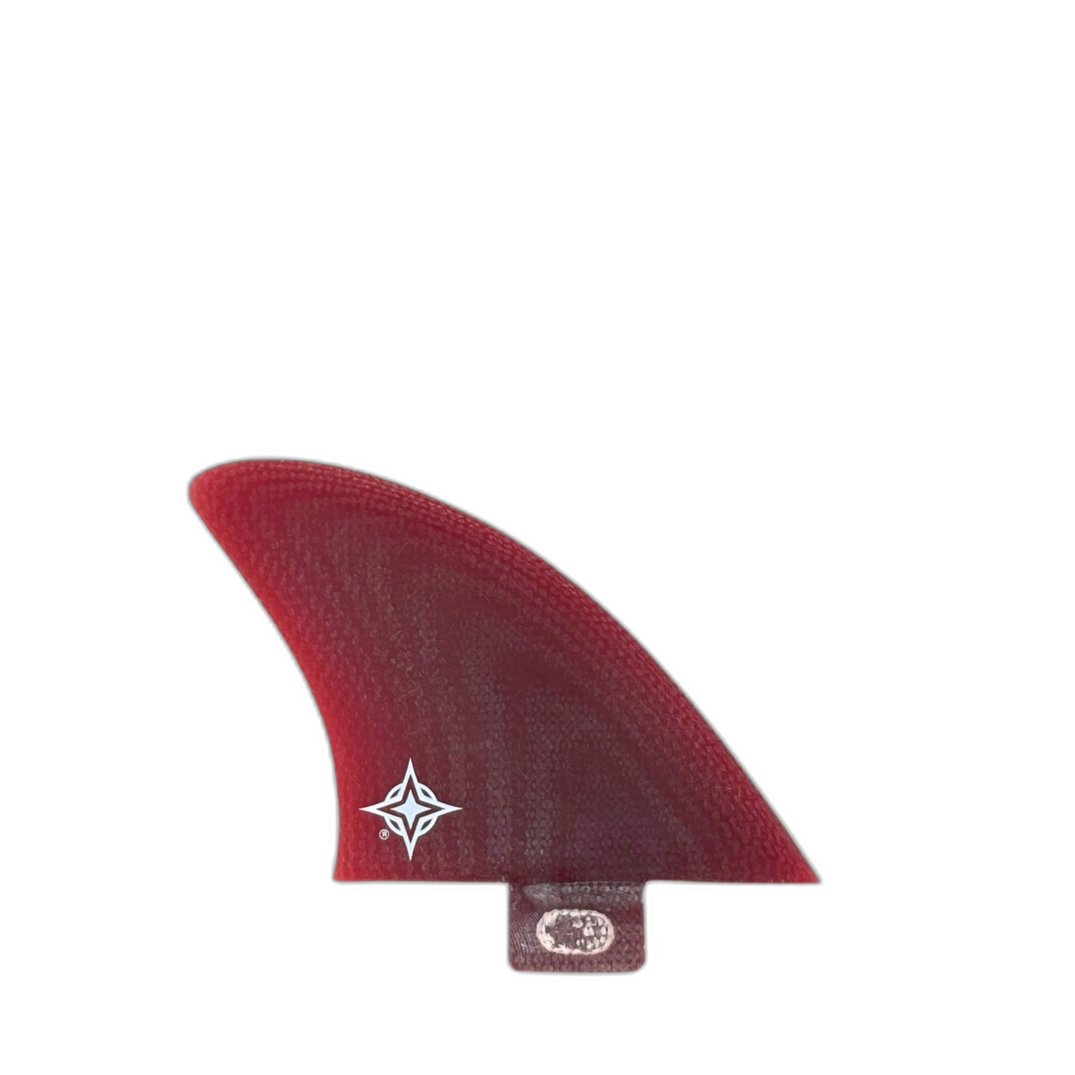 Wayne Rich Trailer - FCS Compatible (Solid Fiberglass) surfboard fin in Red by True Ames - Pemulis Water & Power