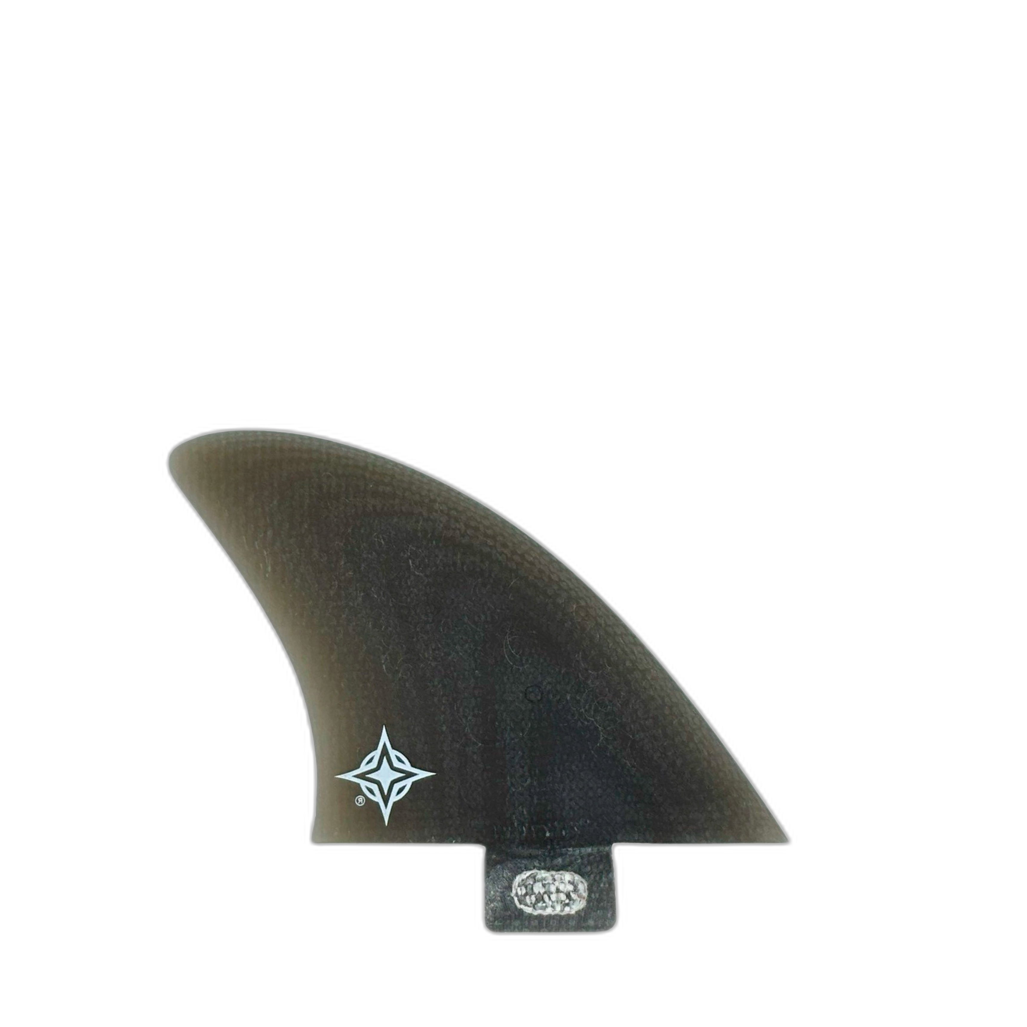 Wayne Rich Trailer - FCS Compatible (Solid Fiberglass) surfboard fin in Smk by True Ames - Pemulis Water & Power