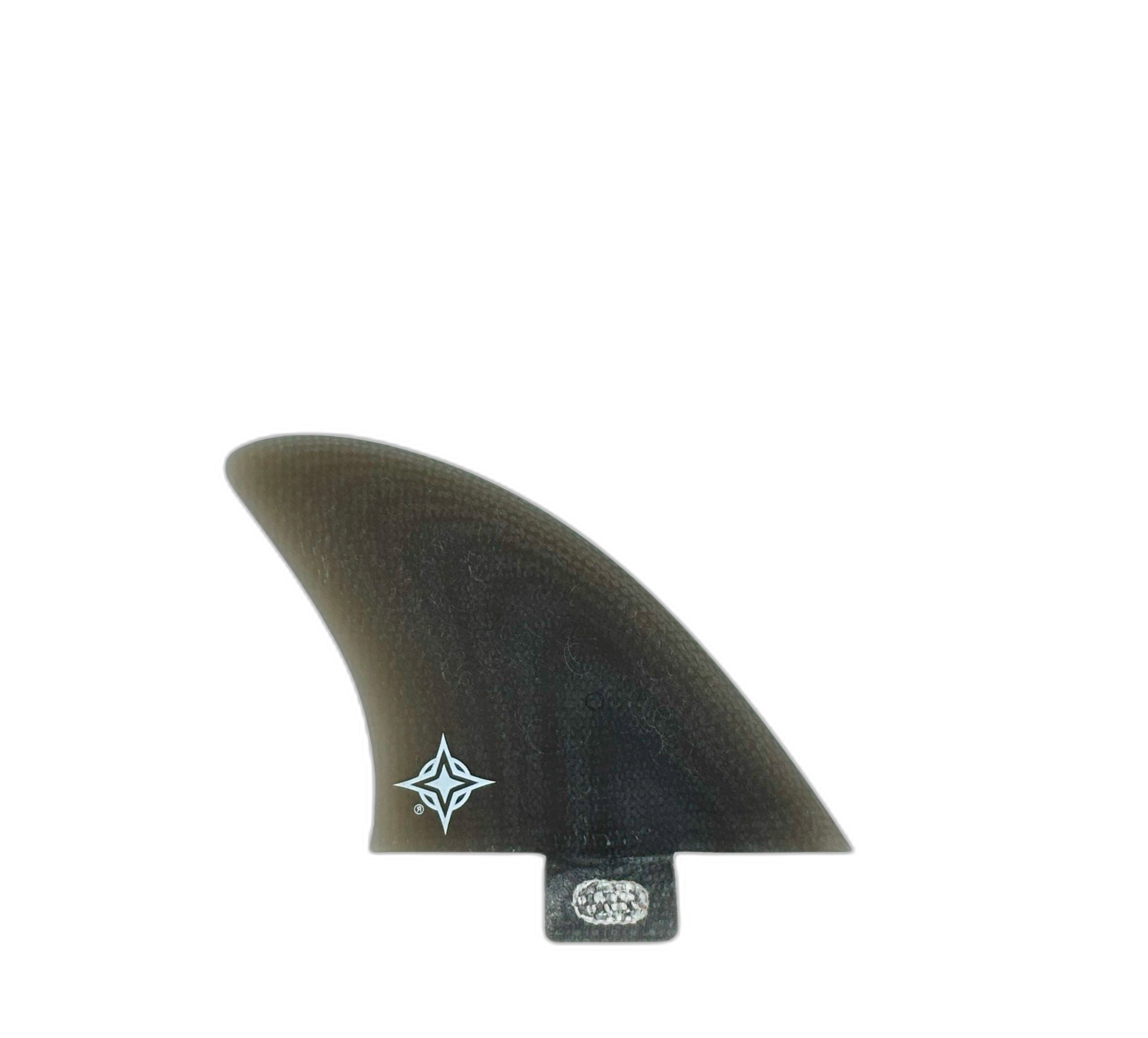 Wayne Rich Trailer - FCS Compatible (Solid Fiberglass) surfboard fin in Smk by True Ames - Pemulis Water & Power