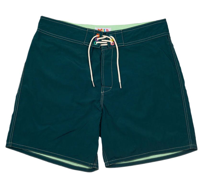 Wild Things 17 inch surf shorts petrol seafoam boardshorts