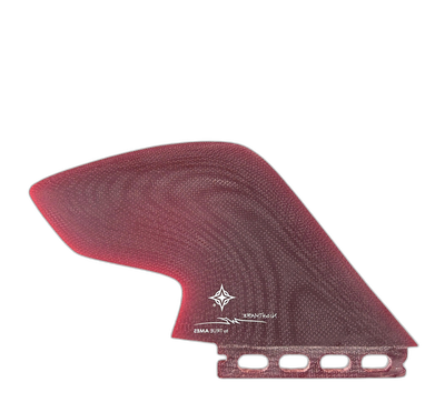 Wayne Rich Nightmare Keels - Futures Compatible (Solid Fiberglass) surfboard fin in Red by True Ames - Pemulis Water & Power