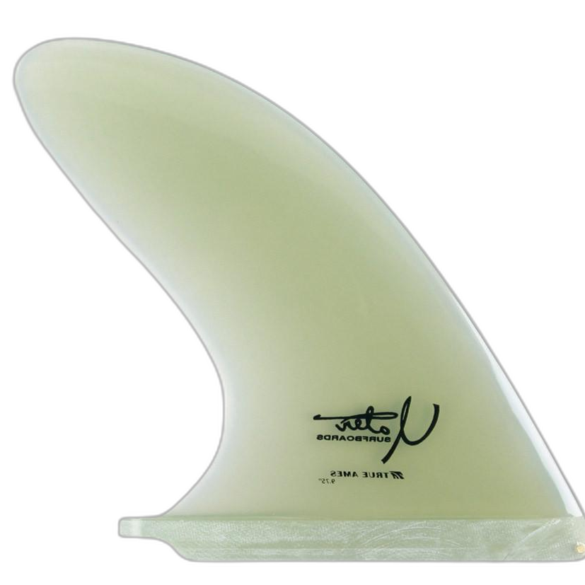 Yater Spoon surfboard fin in Clear by True Ames - Pemulis Water & Power