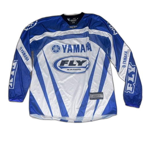 Vintage Yamaha factory blue motocross jersey