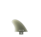 2.5" Trailer - FCS Compatible (Solid Fiberglass) surfboard fin in Smoke by True Ames - Pemulis Water & Power