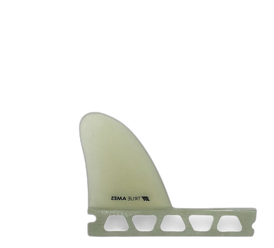 2.6" Side Bites - Futures Compatible (Solid Fiberglass) surfboard fin in Clr by True Ames - Pemulis Water & Power