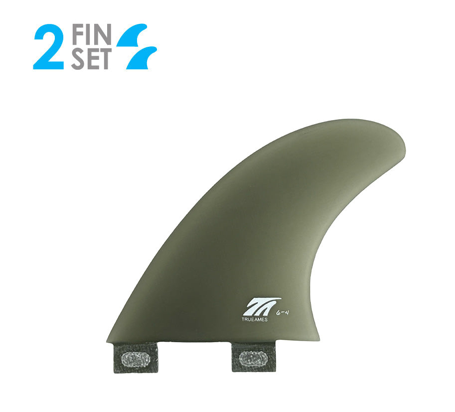 6-4 Rear Quad - FCS Compatible (Solid Fiberglass)