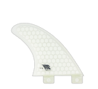 6-4 Rear Quad - FCS Compatible (Hexcore) surfboard fin in Clear by True Ames - Pemulis Water & Power