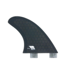 6-4 Rear Quad - FCS Compatible (Hexcore) surfboard fin in Smoke by True Ames - Pemulis Water & Power