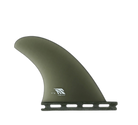 6-4 Rear Quad - Futures Compatible (Solid Fiberglass) surfboard fin in Smoke by True Ames - Pemulis Water & Power