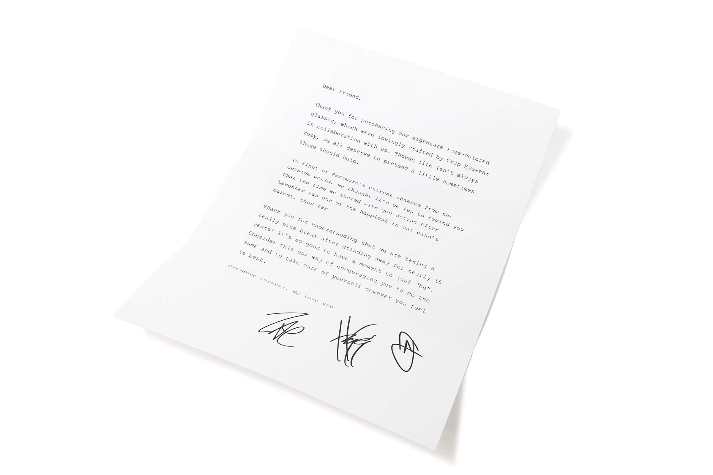 Crap Eyewear The Rosie Boy by Paramore sunglasses