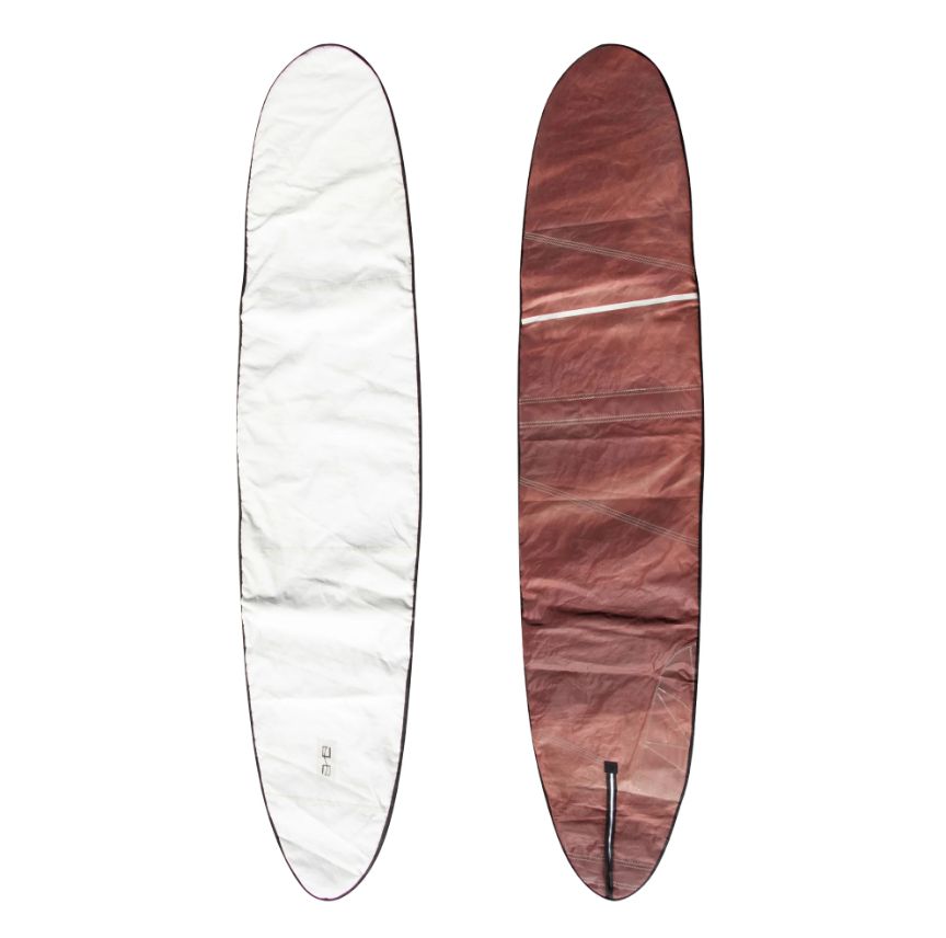 Gato Heroi 9'6" FLIGHT Day Bag - Bark Red/White-Surfboard Bags-Gato Heroi-Pemulis Water &amp; Power