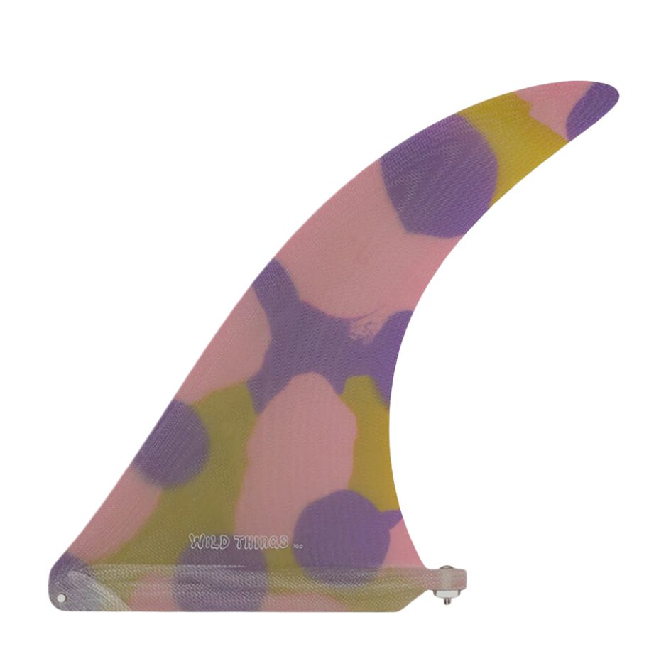 Wild Things Speed Fin 10"-Single Fins-Wild Things Gallery-Passionfruit Abstract-Pemulis Water &amp; Power