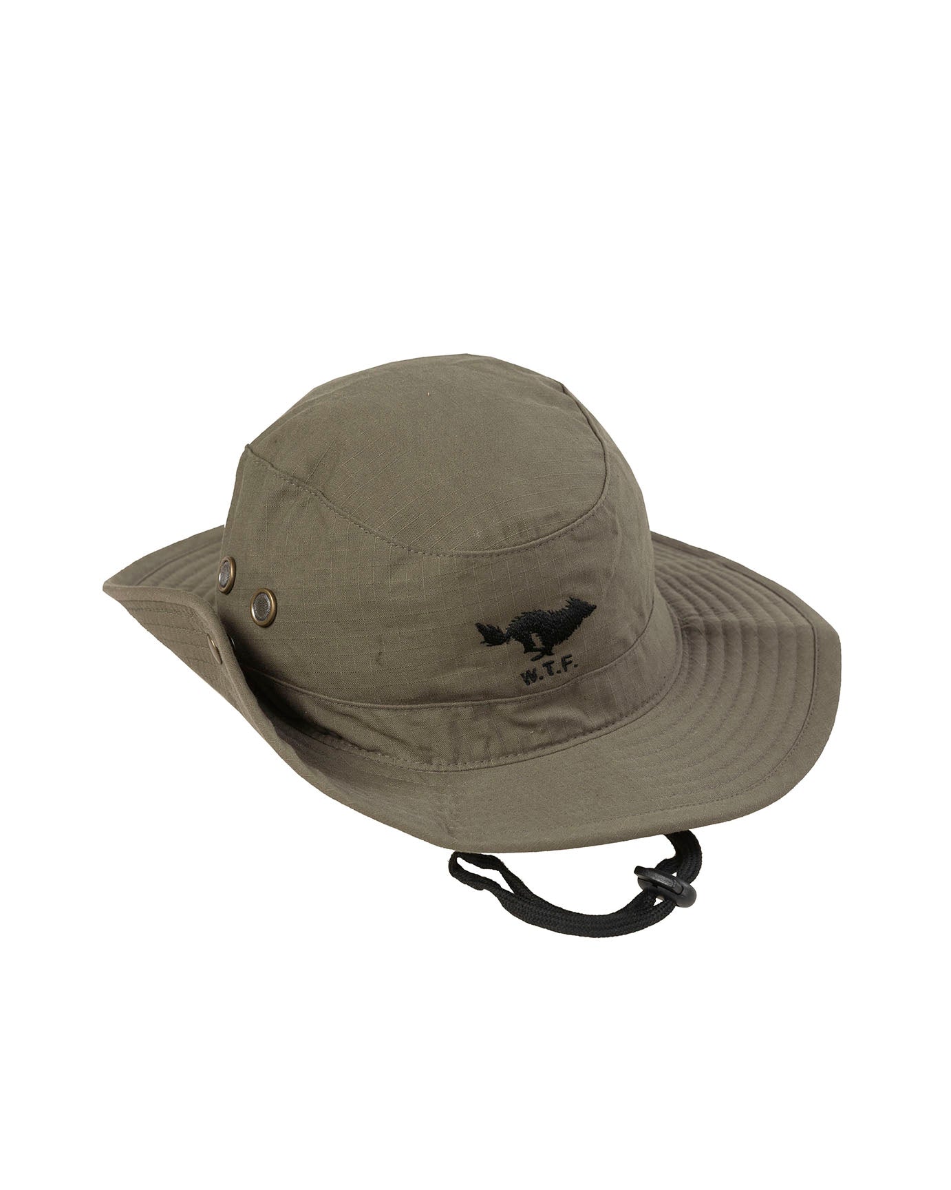 El Solitario Wolf Brimmer Hat Black - product photo