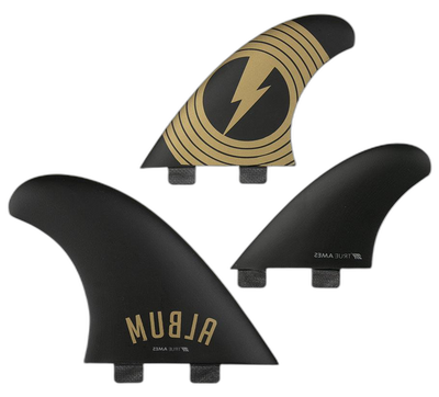 Album Asymmetrical Regular - FCS Compatible (Solid Fiberglass) surfboard fin in Fcs by True Ames - Pemulis Water & Power