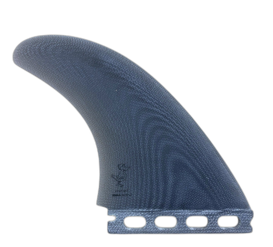 Barrett Miller ʻIʻiwi Twin - Futures Compatible (Solid Fiberglass) surfboard fin in Twin by True Ames - Pemulis Water & Power