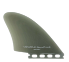 Beamish Twin - Futures Compatible (Solid Fiberglass) surfboard fin in Smk by True Ames - Pemulis Water & Power
