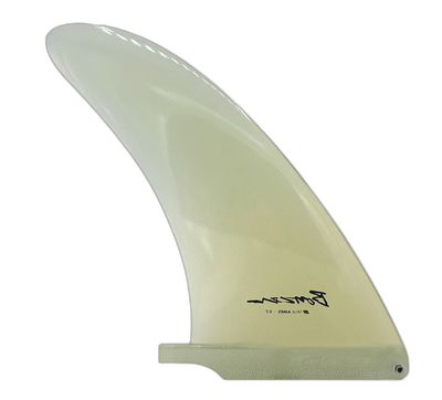 Bonzer 8.0" surfboard fin in Clear by True Ames - Pemulis Water & Power