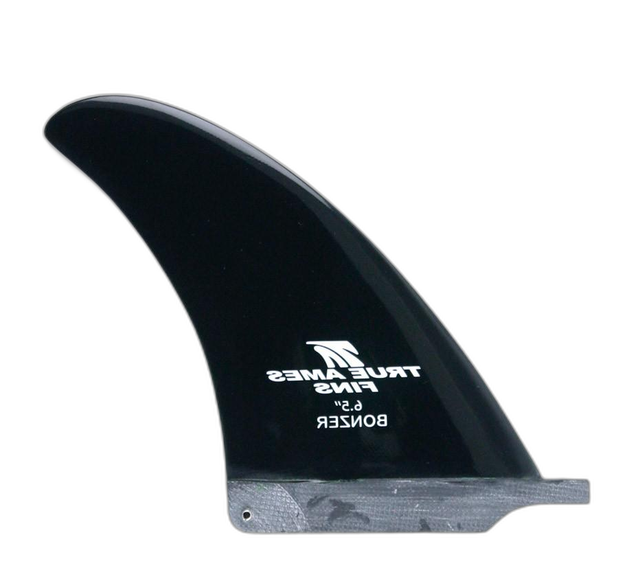 Bonzer 6.0 - 7.0" surfboard fin in Black by True Ames - Pemulis Water & Power