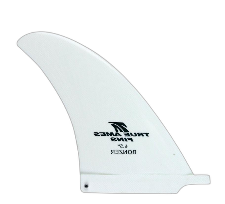 Bonzer 6.0 - 7.0" surfboard fin in White by True Ames - Pemulis Water & Power