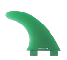 Boomerang - FCS Compatible (Solid Fiberglass) surfboard fin in Green by True Ames - Pemulis Water & Power