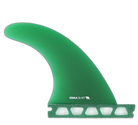 Boomerang Tri - Futures Compatible (Solid Fiberglass) surfboard fin in Green by True Ames - Pemulis Water & Power