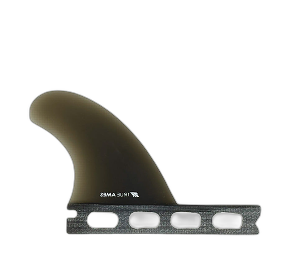 Brothers Marshall Side Bite - Futures Compatible (Solid Fiberglass) surfboard fin in Smk by True Ames - Pemulis Water & Power