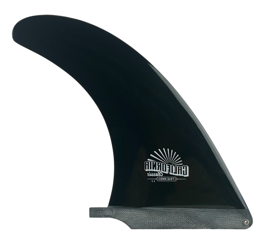 California Classic surfboard fin in Black by True Ames - Pemulis Water & Power