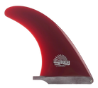 California Classic surfboard fin in Red by True Ames - Pemulis Water & Power