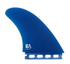 Campbell Brothers Alpha Omega Twin - Futures Compatible (Solid Fiberglass) surfboard fin in Blu by True Ames - Pemulis Water & Power