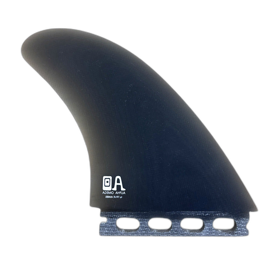 Campbell Brothers Alpha Omega Twin - Futures Compatible (Solid Fiberglass) surfboard fin in Smk by True Ames - Pemulis Water & Power