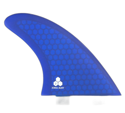 Channel Islands Tri Large - FCS Compatible (Hexcore) surfboard fin in Blue Hexcore by True Ames - Pemulis Water & Power