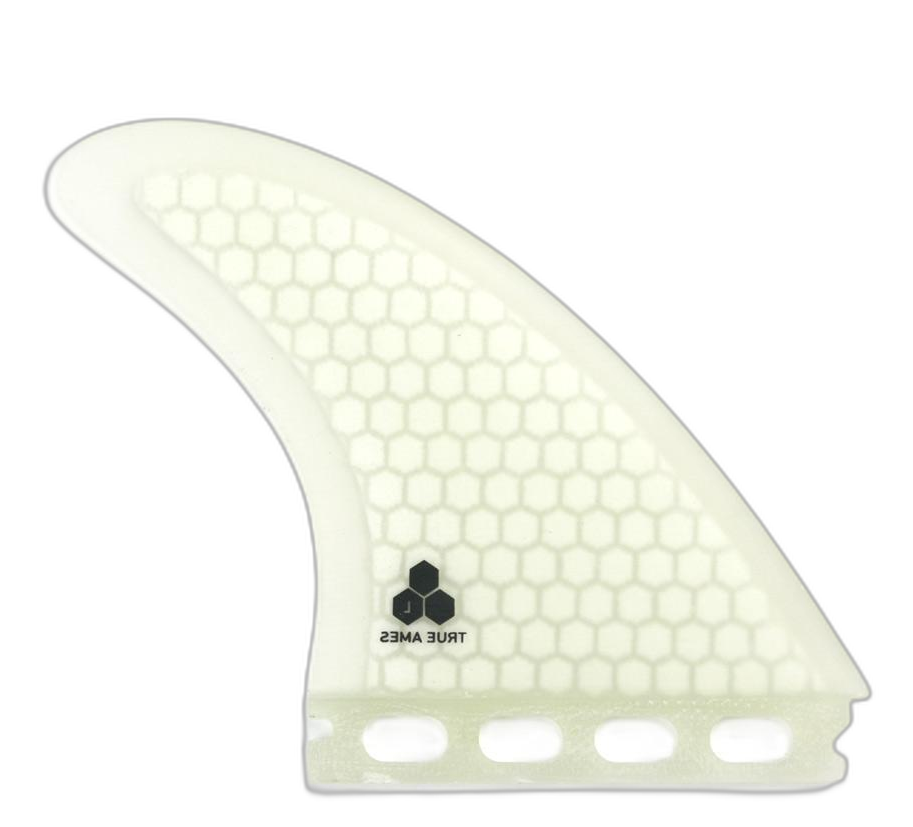 Channel Islands Tri Large - Futures Compatible (Hexcore) surfboard fin in Clear Hexcore by True Ames - Pemulis Water & Power