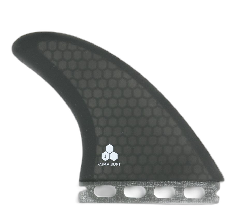 Channel Islands Tri Large - Futures Compatible (Hexcore) surfboard fin in Smoke Hexcore by True Ames - Pemulis Water & Power