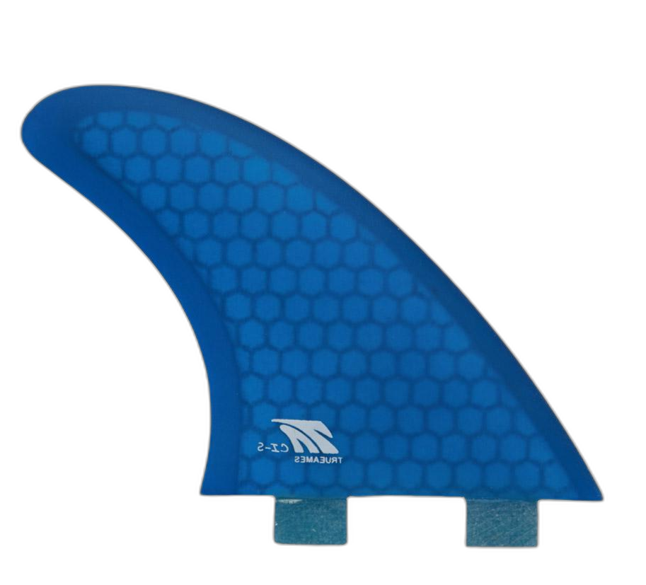 Channel Islands Tri Small - FCS Compatible (Hexcore) surfboard fin in Blue Hexcore by True Ames - Pemulis Water & Power