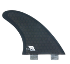 Channel Islands Tri Small - FCS Compatible (Hexcore) surfboard fin in Smoke Hexcore by True Ames - Pemulis Water & Power