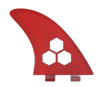 Channel Islands Twin - FCS Compatible (Hexcore) surfboard fin in Red Hexcore by True Ames - Pemulis Water & Power