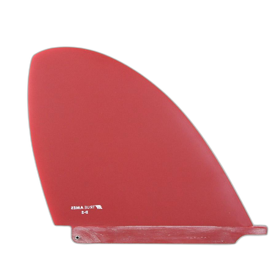 D-2 surfboard fin in Solid Red by True Ames - Pemulis Water & Power