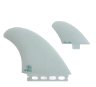 Derrick Disney RDM Twinzer - FCS / Futures Compatible (Solid Fiberglass) surfboard fin in Ivory by True Ames - Pemulis Water & Power